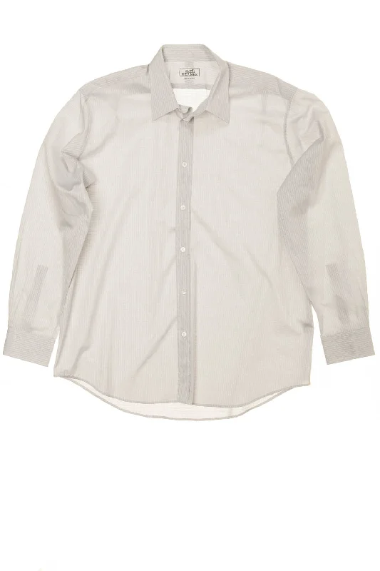 Hermes - Grey Button Up Dress Shirt - IT 43