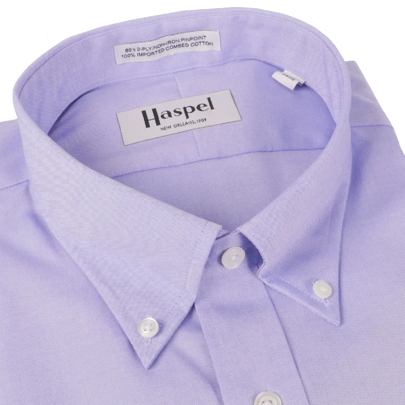 Howard Lt. Blue Pinpoint (Regular Fit) Oxford Dress Shirt - Button Down Collar