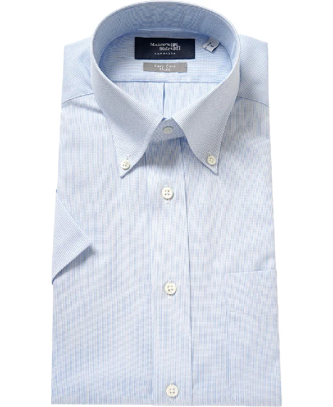 【Final Sale】Short Sleeve Shirt - Button Down Dobby PALPA EASY CARE