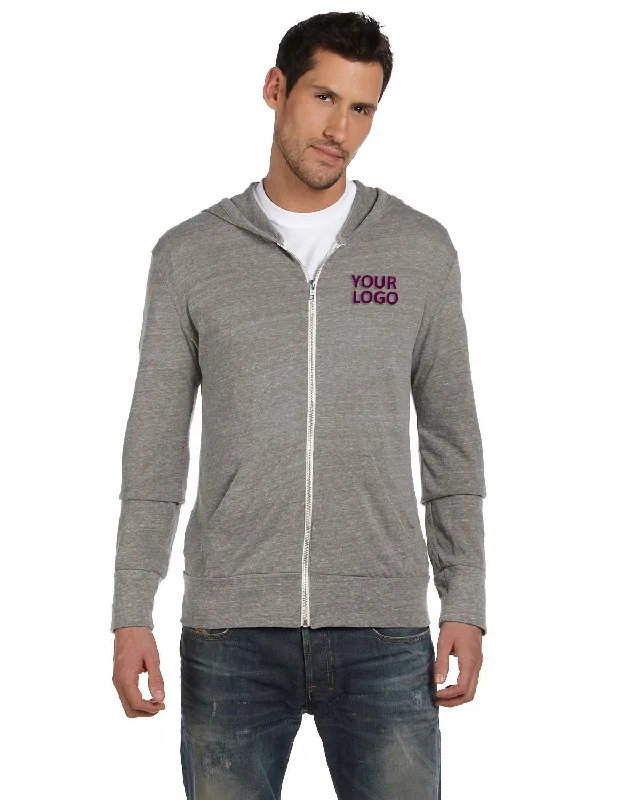 Alternative Eco-Jersey Zip Hoodie,  Eco Grey