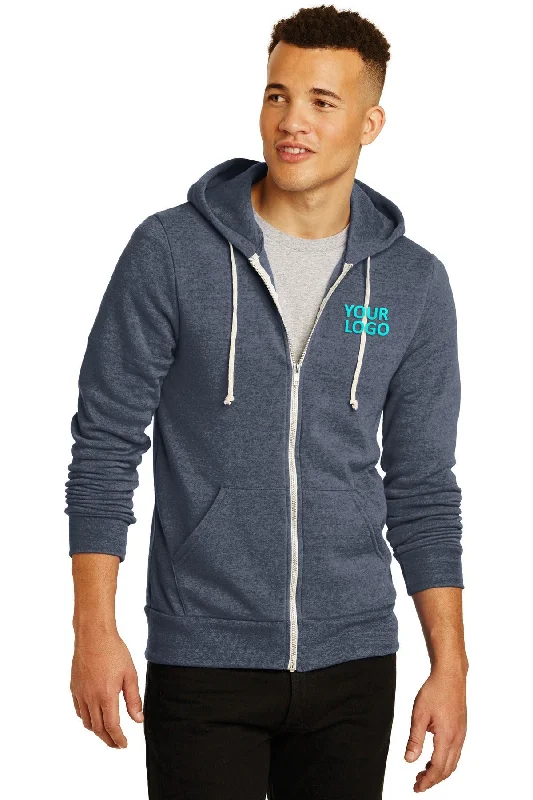 Alternative Rocky Eco-Fleece Zip Hoodie,  Eco True Navy