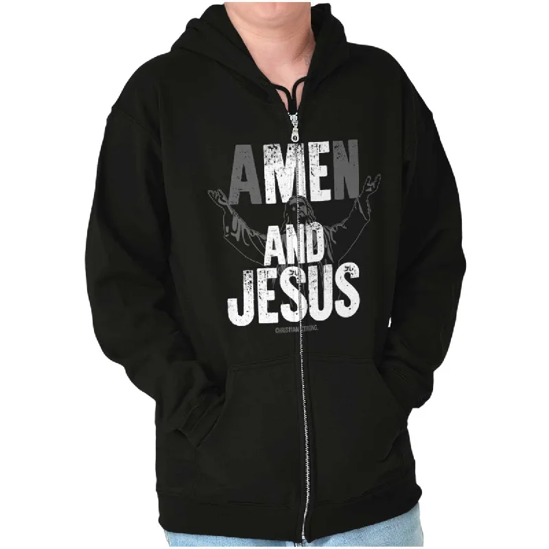 Me and Jesus Zip Hoodie