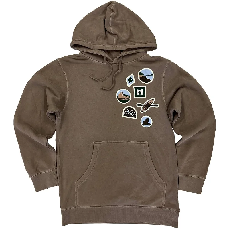 Youthful Vitality Metroparks Toledo Vintage Faux Patch Hoodie