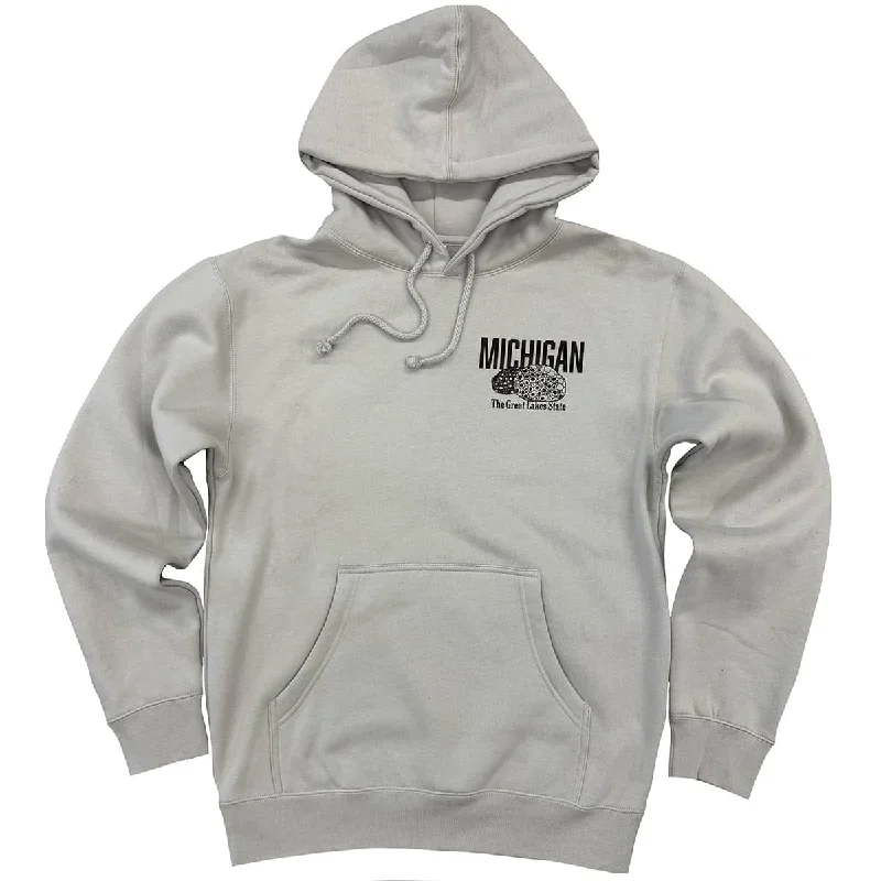 Embroidery Design Michigan Petoskey Stone Hoodie