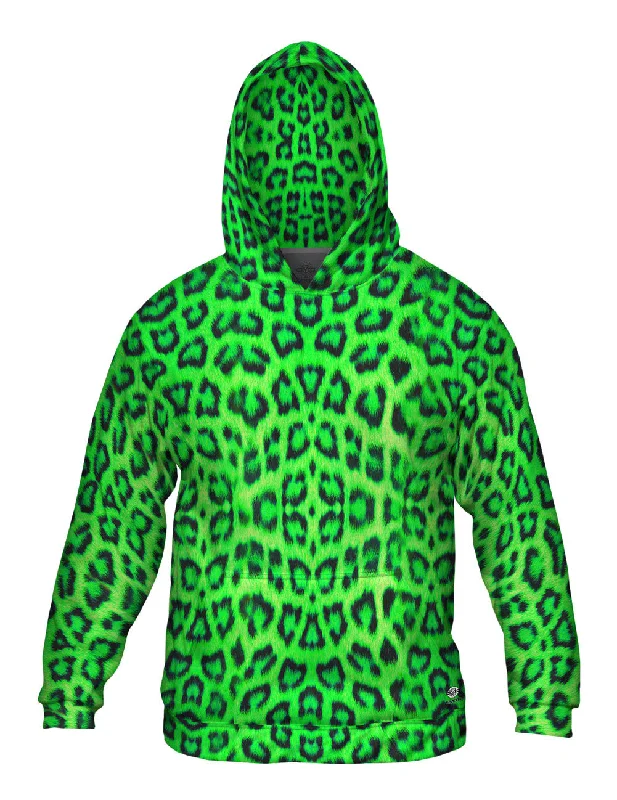 Neon Green Leopard Animal Skin