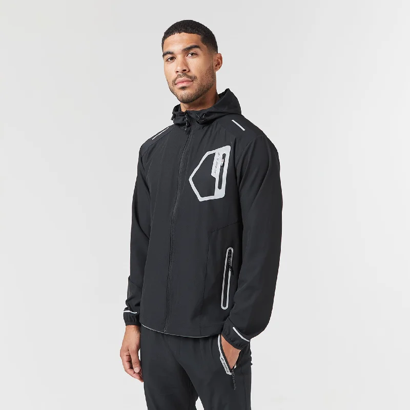 Tech Pocket Windbreaker | Black