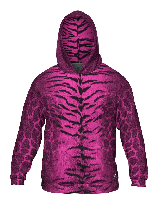 Tiger Leopard Skin Hot Pink