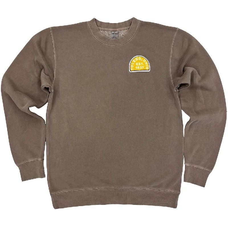 Must-have For Autumn And Winter Toledo Ohio Chenille Patch Sweatshirt