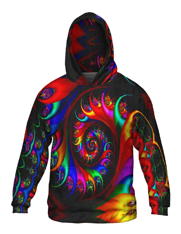 Refreshing Design Trippy Rainbow Spirals