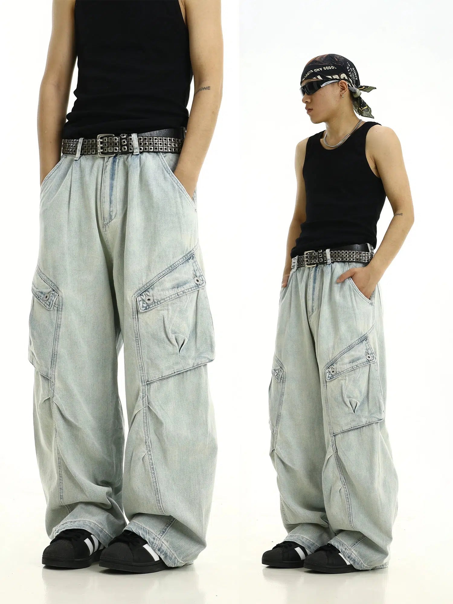 Stylish Comfort Baggy Cargo Jeans
