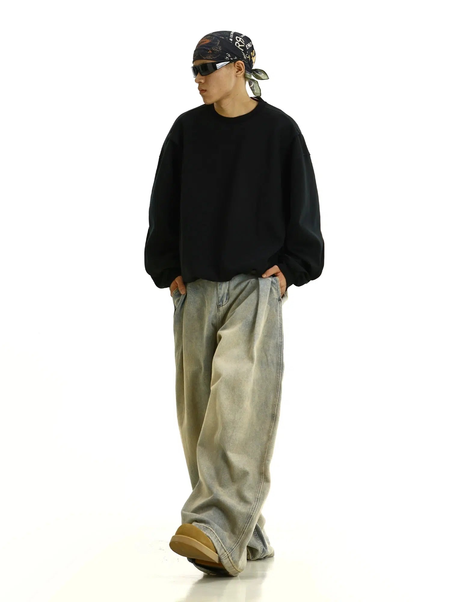 Baggy Denim Pants