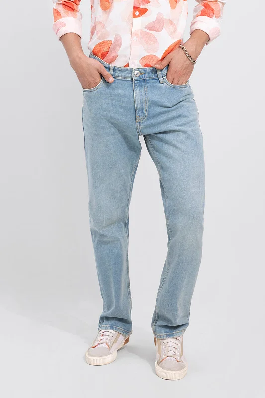 Boogie Sky Blue Straight Fit Jeans