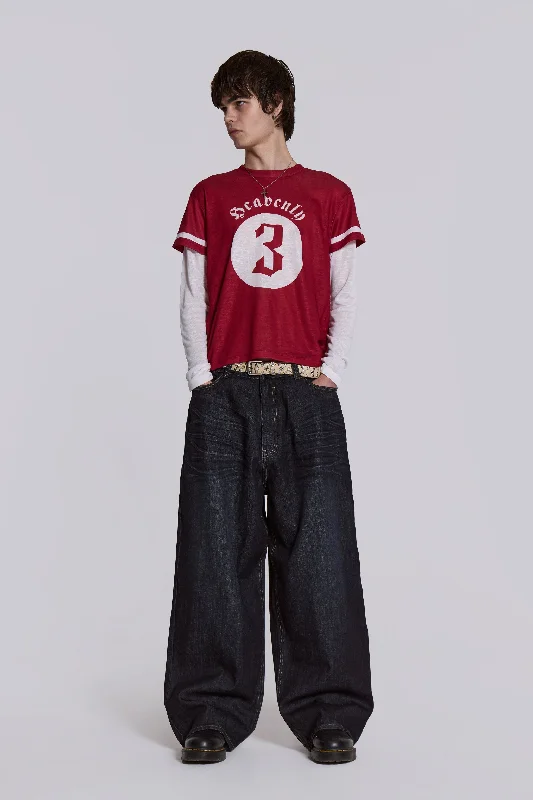 Fashion Touch Creased Indigo XL Colossus Jeans