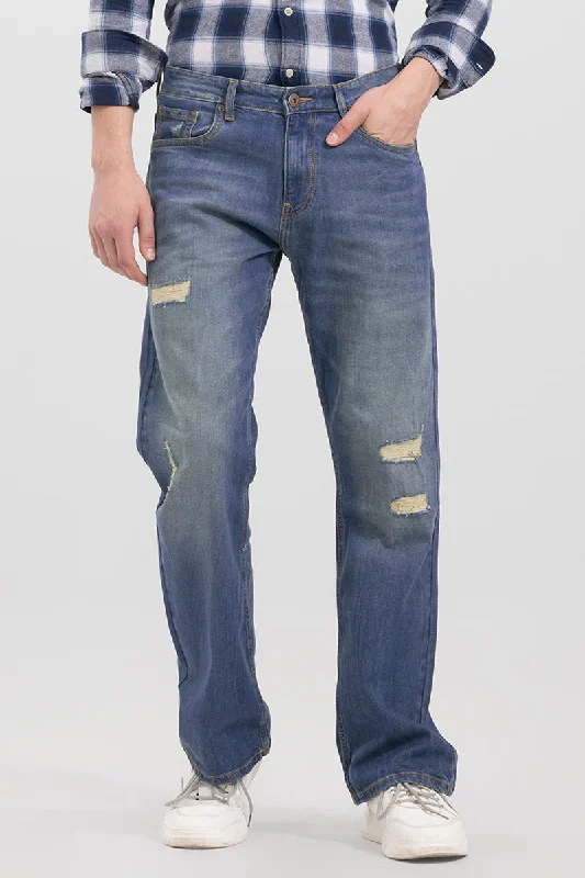 Dexton Blue Bootcut Jeans