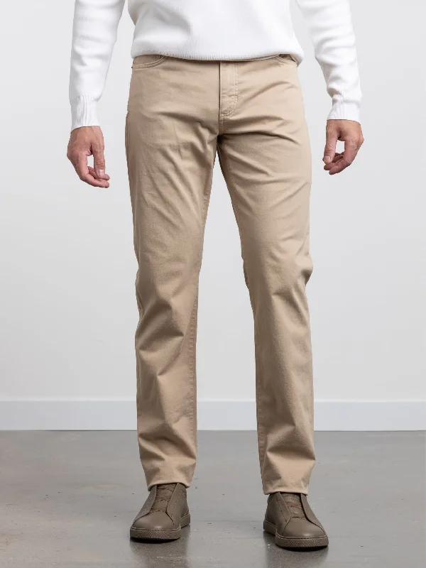 Light Beige Stretch Roccia Jeans