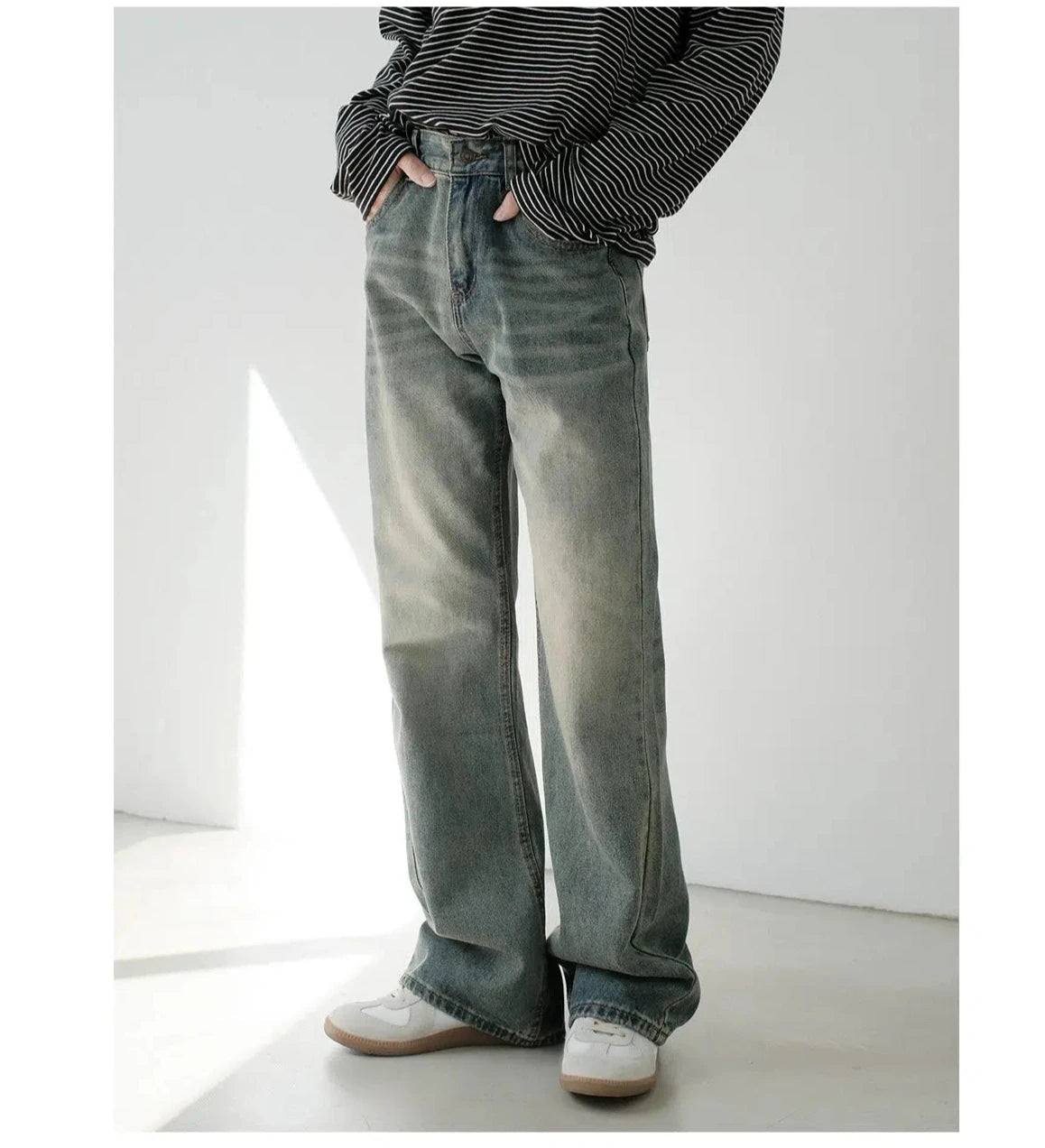 Loose Fit Denim Pants