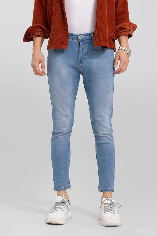 Rebel Sky Blue Skinny Jeans