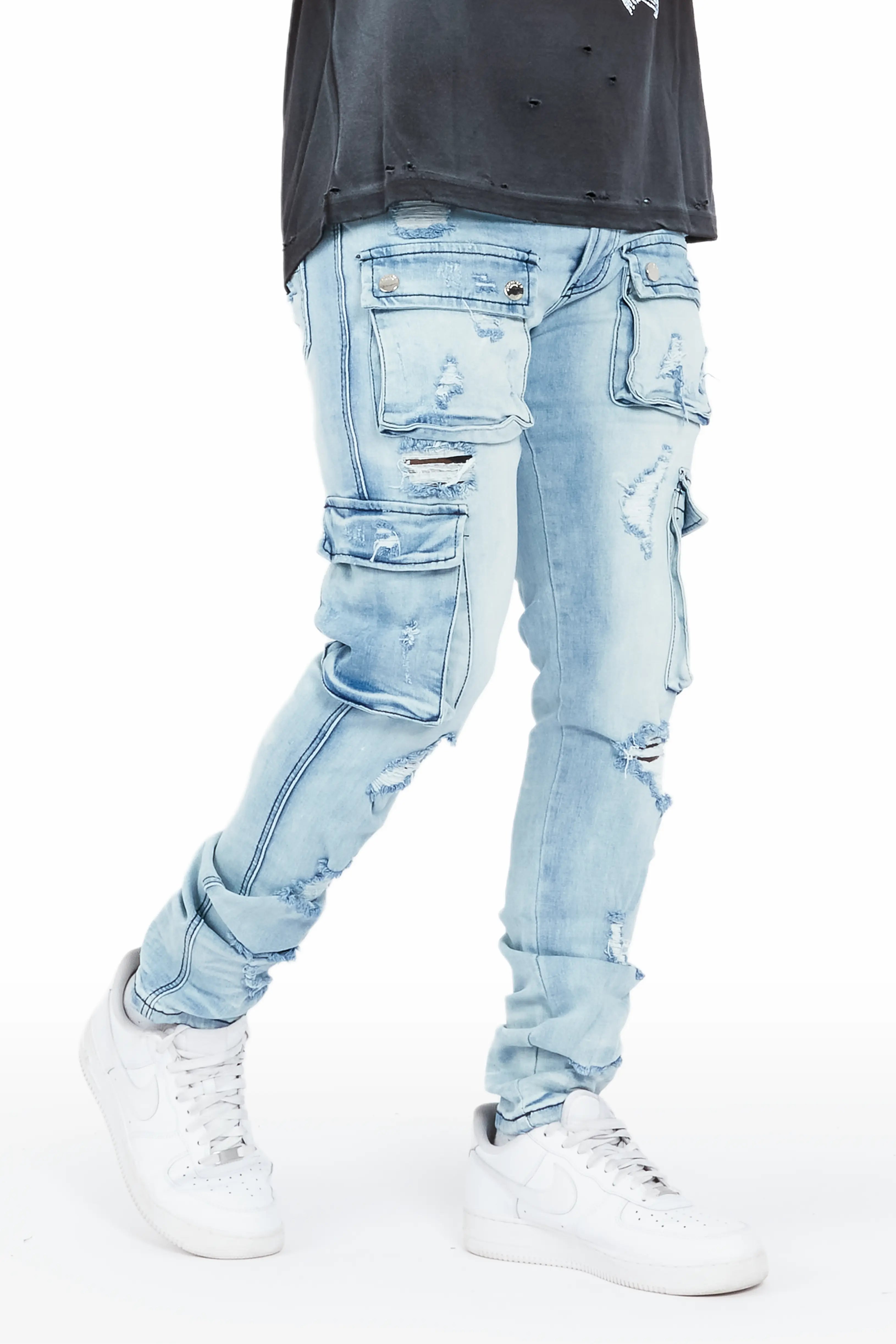 Kap Blue Cargo Jean