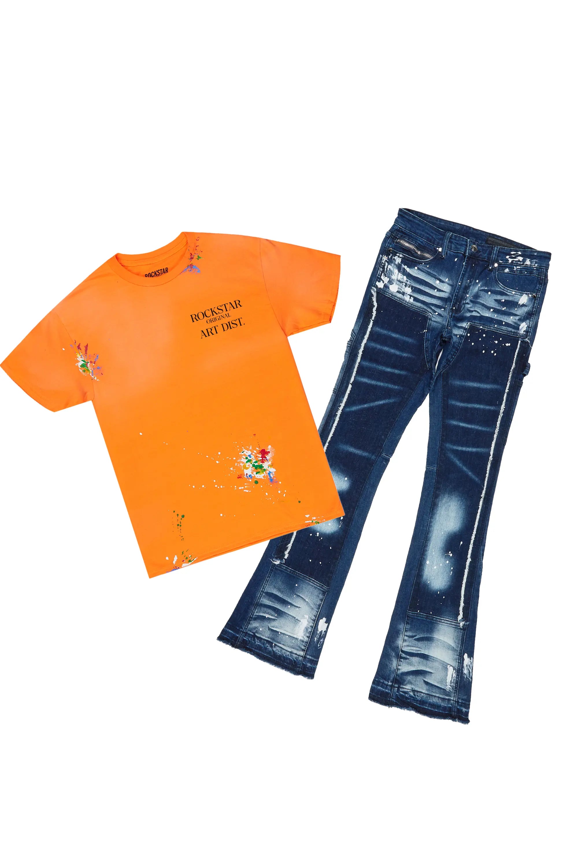 Palmer Orange T-Shirt & Carson Jean Bundle