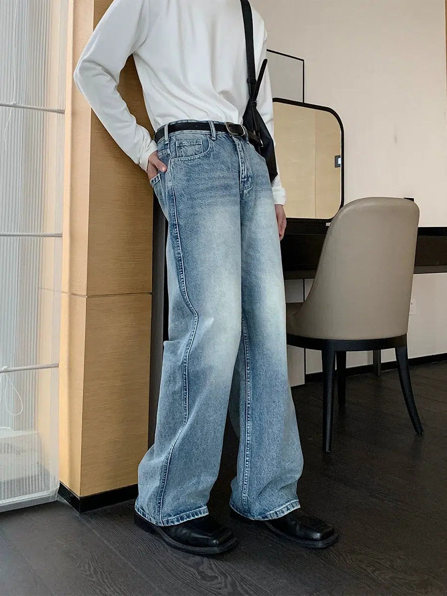 Straight Wide-leg Jeans