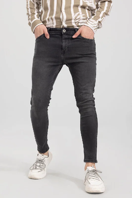 Tone Charcoal Black Skinny Jeans