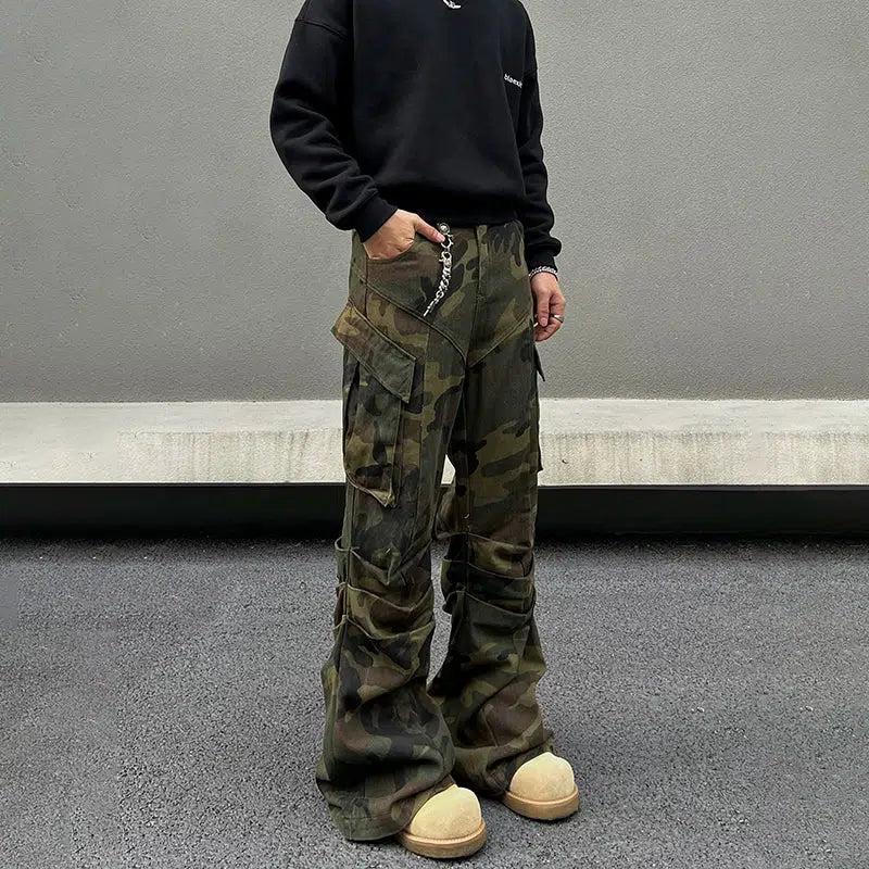 Baggy Pockets Cargo Pants