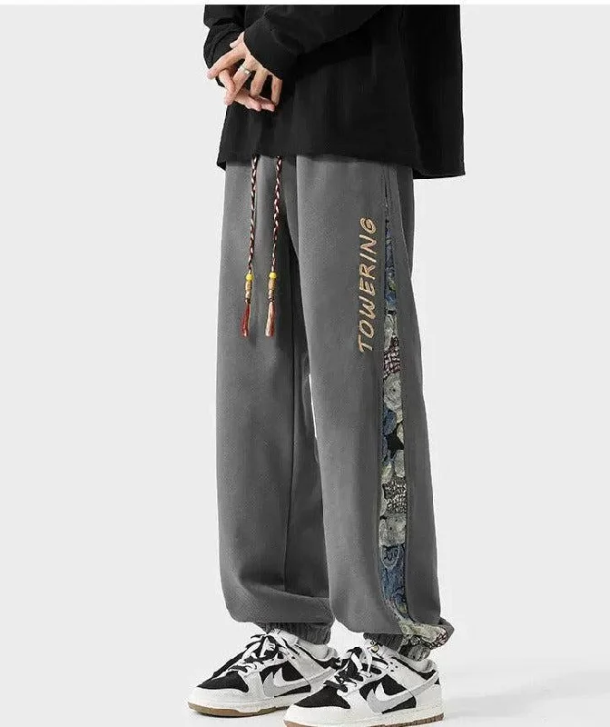 Bear Embroidered Sweatpants