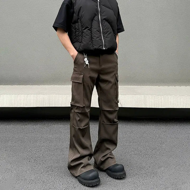 Multi-pocket Pockets Cargo Pants