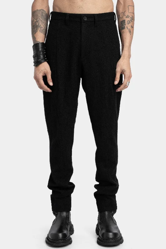 Tailored wool blend pants