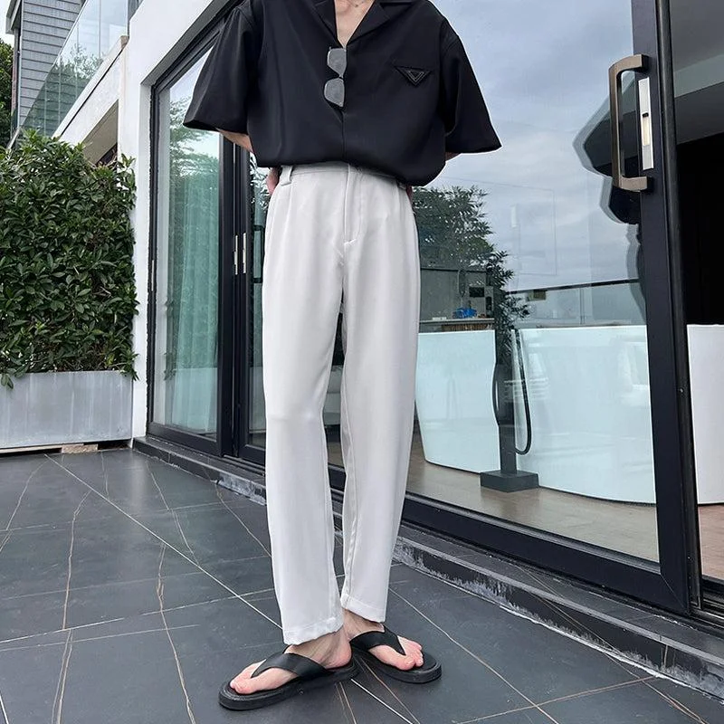 Thin Ice Silk Casual Pants