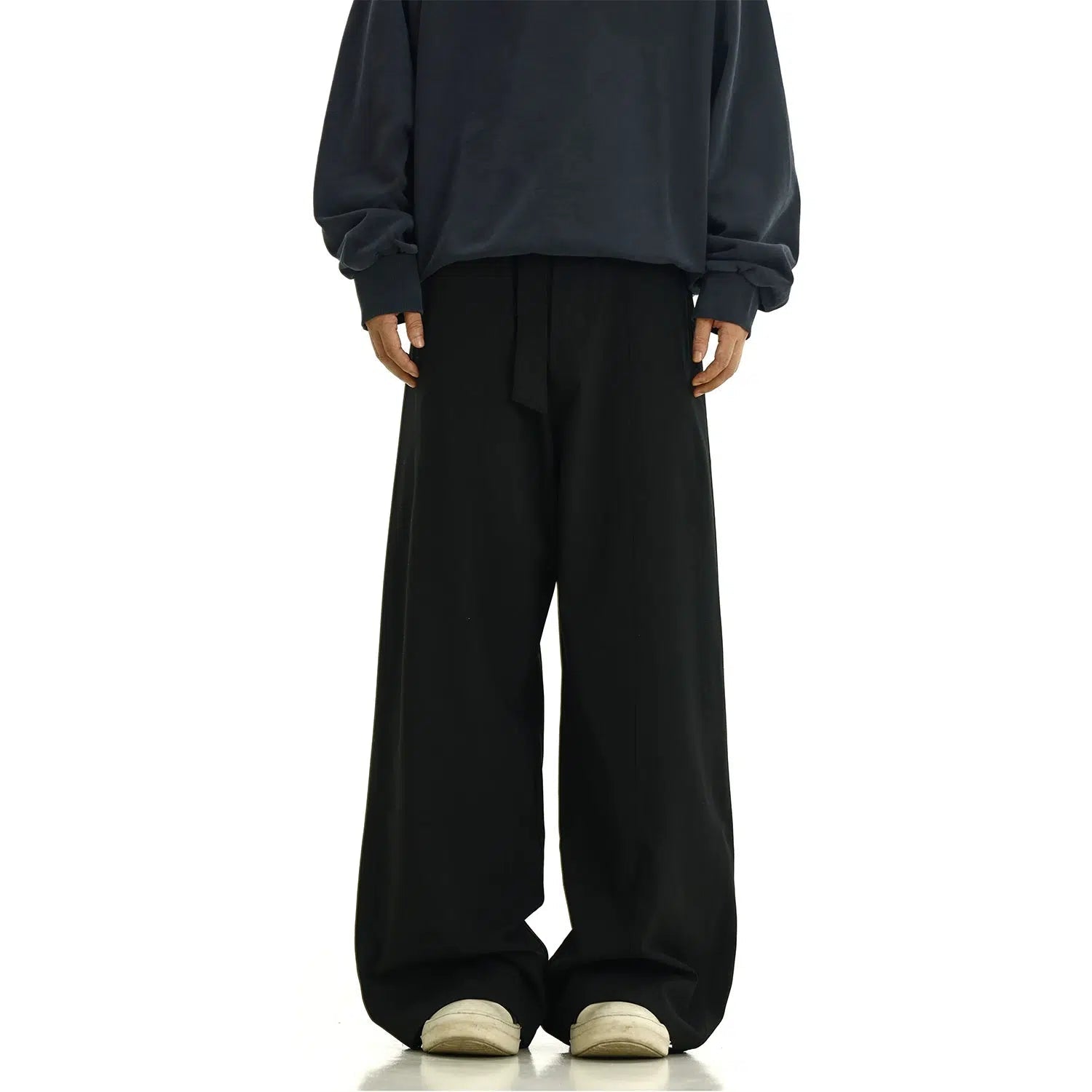 Wide-Leg Casual Pants