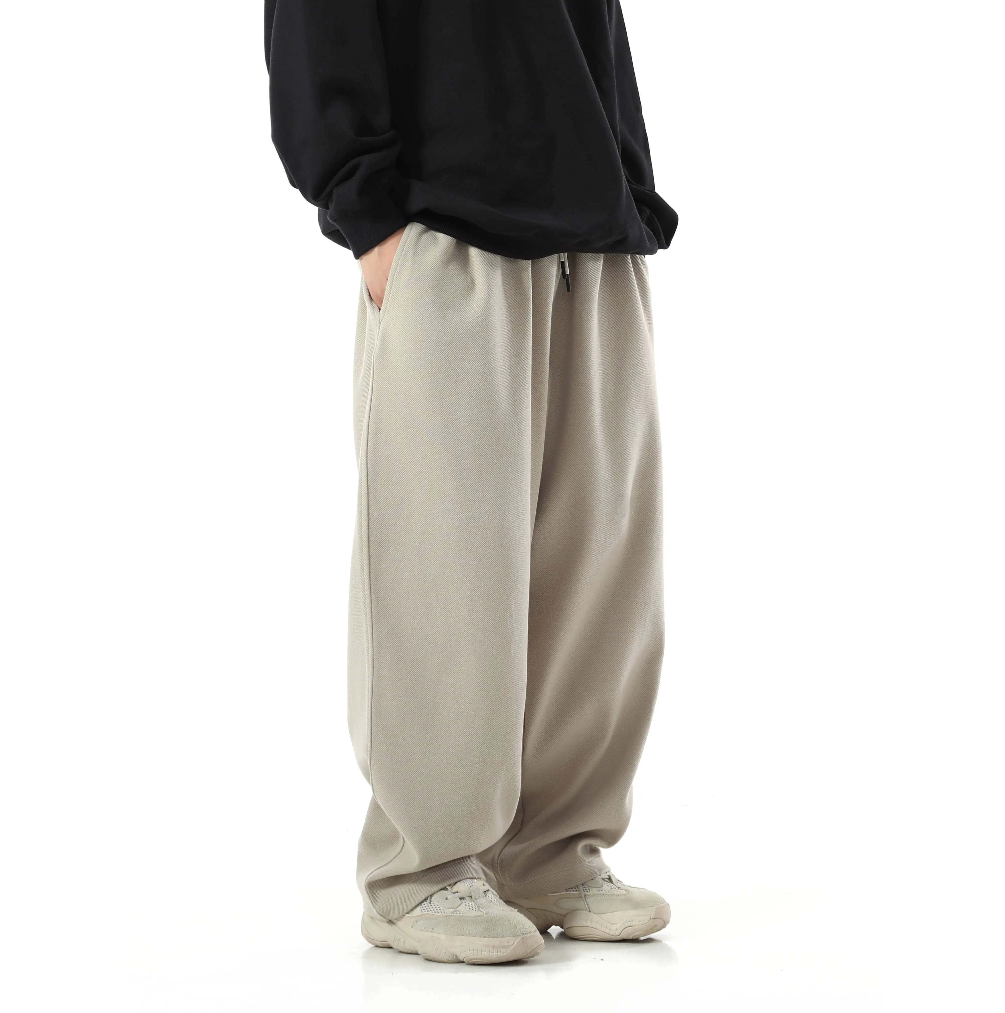 Wide-Leg Casual Pants