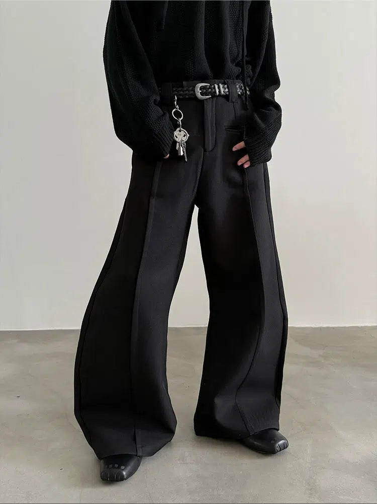 Wide-Leg High-Waist Pants