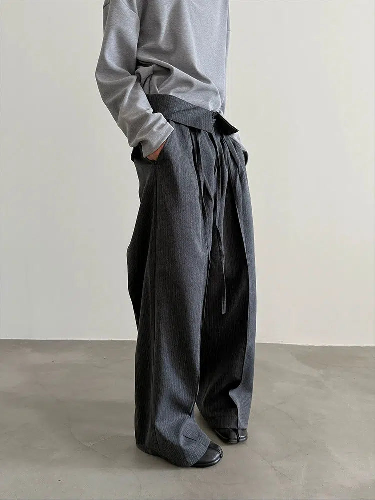 Wide-Leg High-Waist Pants