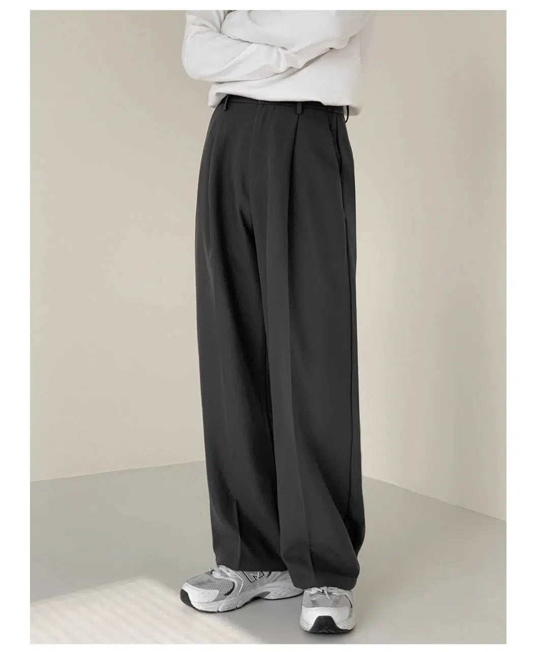 Wide Leg Suit Pants