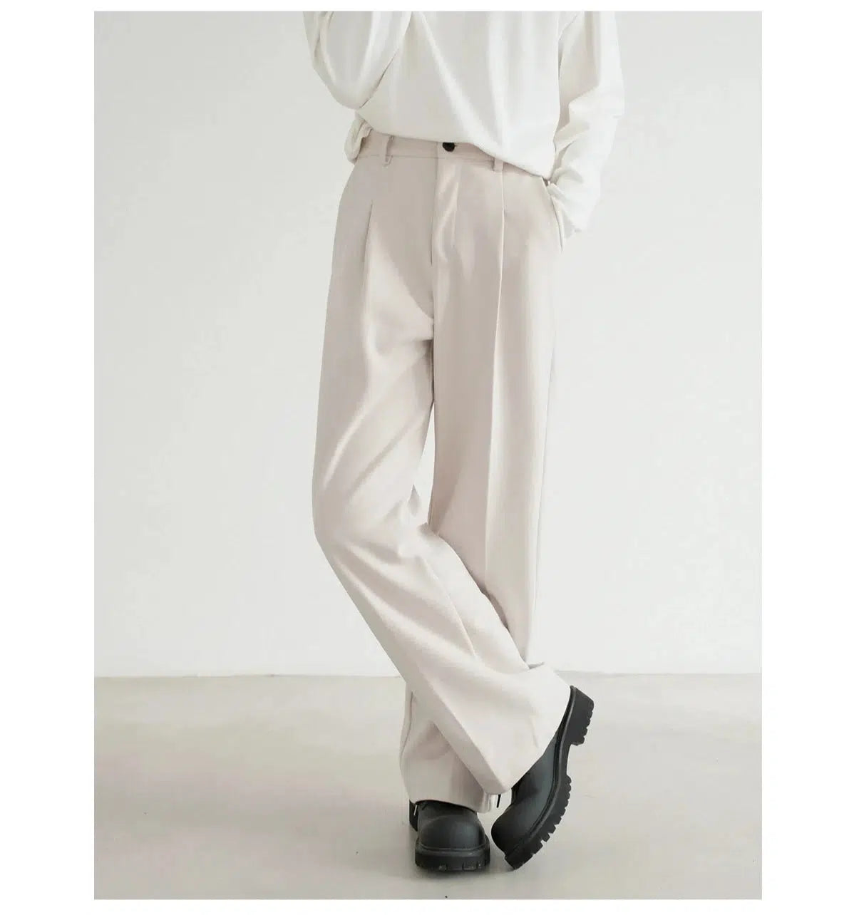 Wide-Leg Tailored Pants