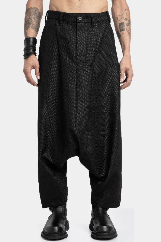 Wool blend Sarouel pants