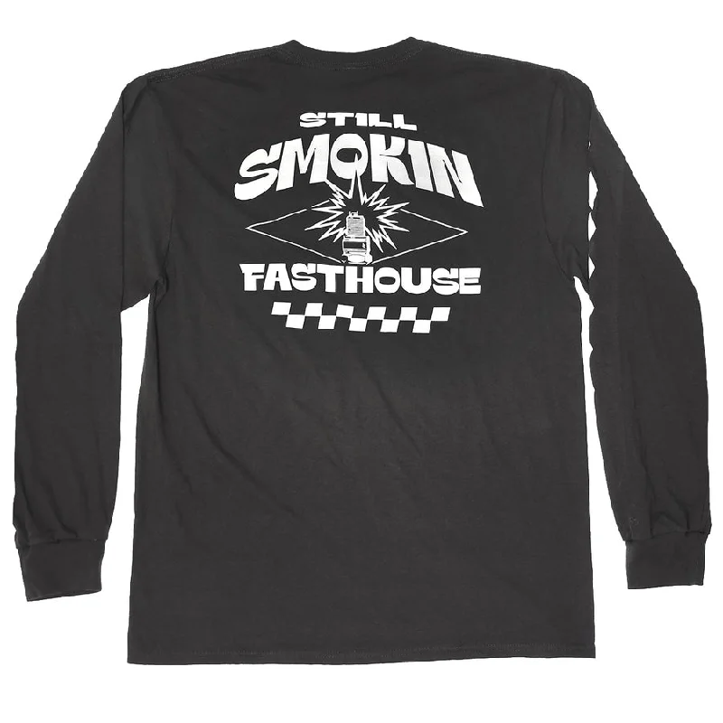 Noble Temperament Still Smokin' 24 Long Sleeve Tee - Black