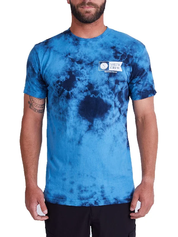 Modern City Alpha Tie Dye T-shirt - Blue
