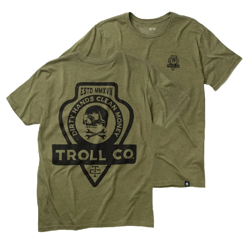 Elegant Dressing Artifact Tee - Military Green