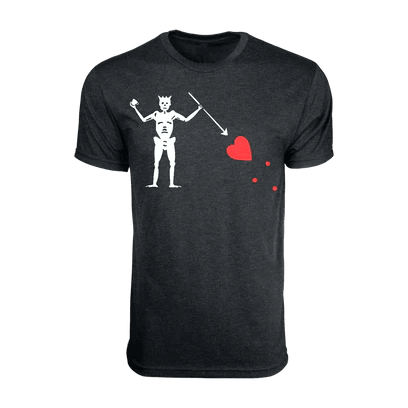 Weekend Comfort Blackbeard's Flag T-shirt - Black