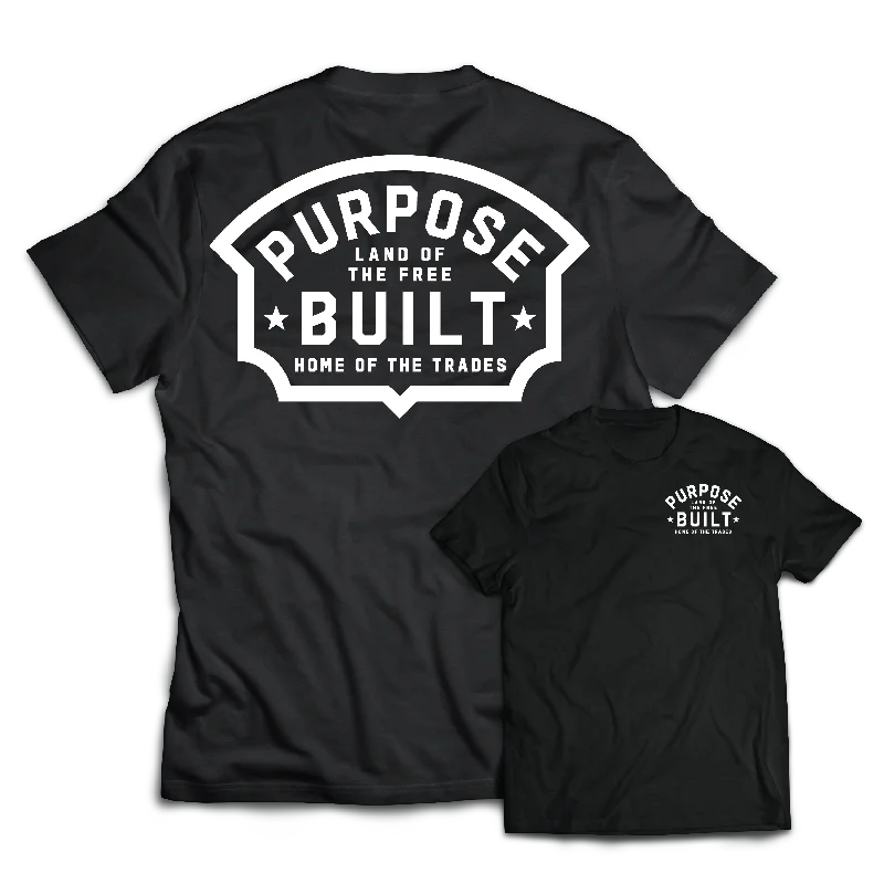Light Layers Cadillac Tee, Jet Black
