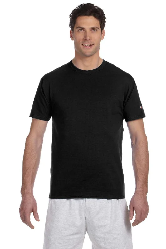 Champion Mens Short Sleeve Crewneck T-Shirt - Black