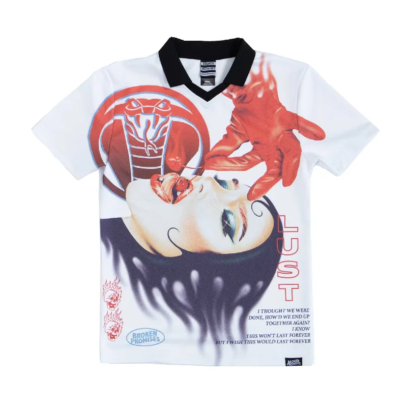 Comfortable Mind Cherry Bomb Soccer Polo