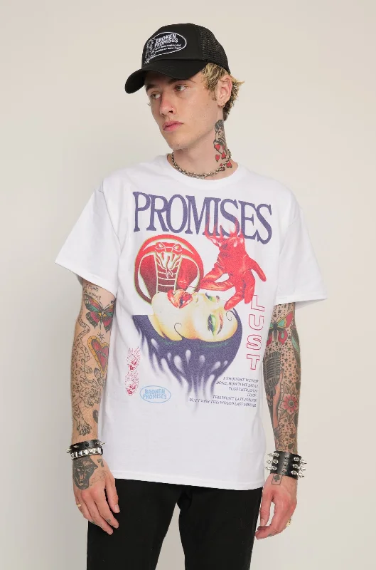 Fashionable And Fashionable Cherry Bomb Tee White