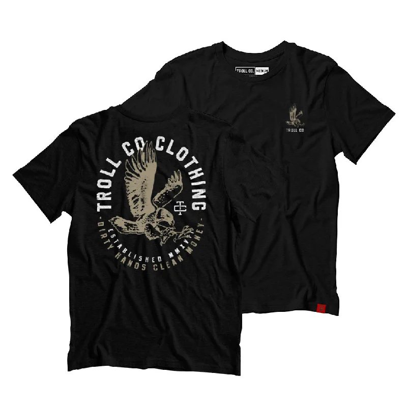 Cozy Lounge Wear Arrival Tee, Black