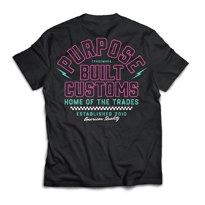 All-Day Style Custom Shop Tee, Retro Black