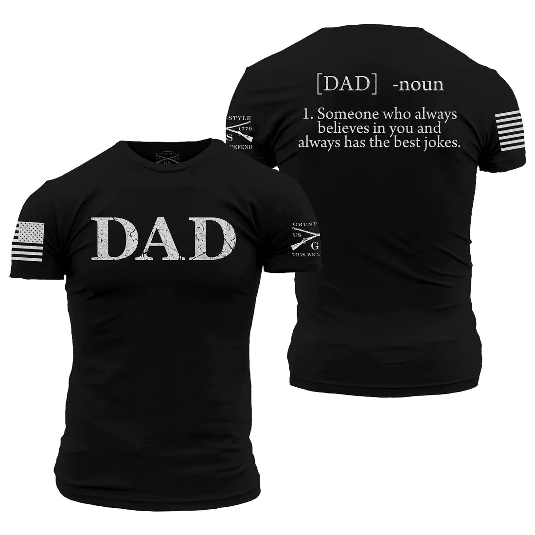 Relaxed Fits Dad Defined Tee - Black
