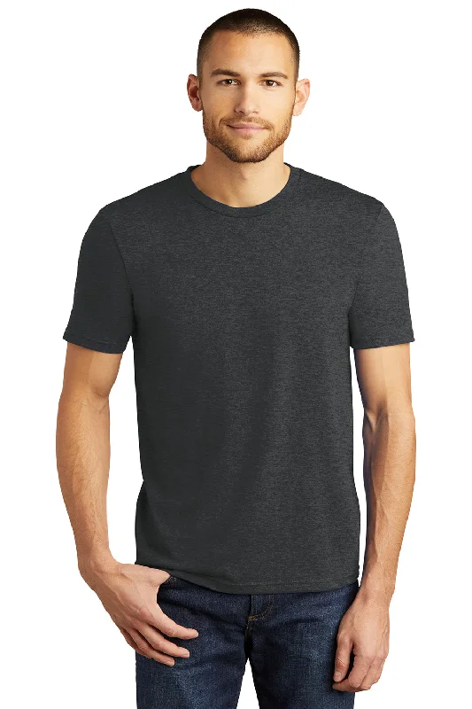 District Mens Perfect Tri Short Sleeve Crewneck T-Shirt - Black Frost