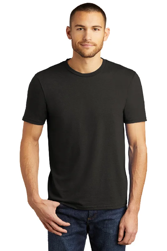 District Mens Perfect Tri Short Sleeve Crewneck T-Shirt - Black